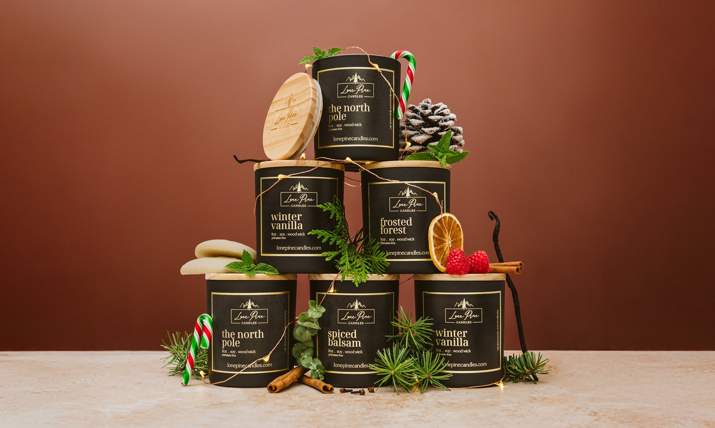 Winter Collection – Lone Pine Candles